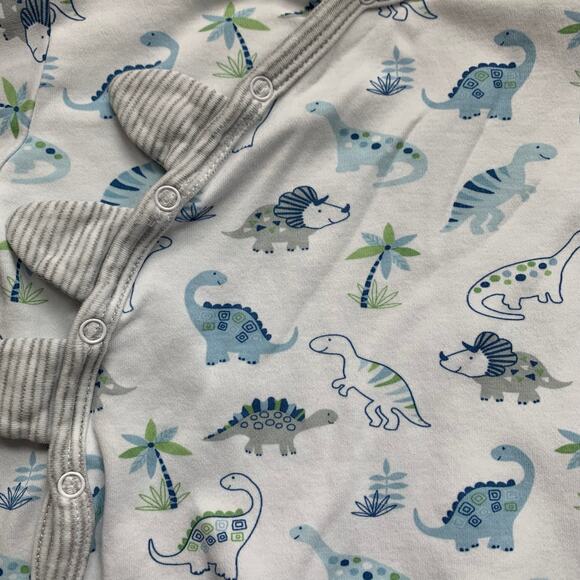 Kissy Kissy Pima Cotton Dinosaur Footie - Picture 4 of 8